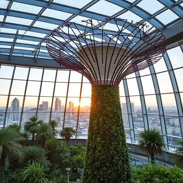 Indoor Garden & Architecture